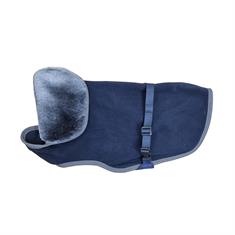 Manteaau pour chien Show-Line Bucas Bleu foncé-gris