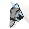 Masque anti-mouches avec nez amovible HORSEGEAR Bleu clair