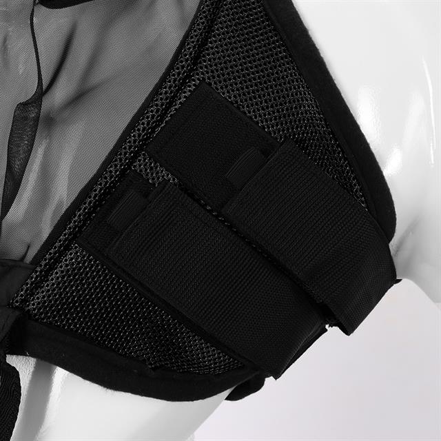Masque anti-mouches avec nez amovible HORSEGEAR Noir