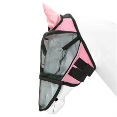 Masque anti-mouches avec nez amovible Horsegear Rose