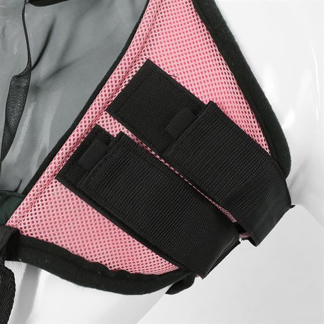 Masque anti-mouches avec nez amovible HORSEGEAR Rose