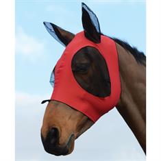 Masque anti-mouches Bug Eye avec oreilles WeatherBeeta Rouge-noir