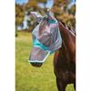 Masque anti-mouches ComFiTec Deluxe Fine Mesh avec oreilles et nez WeatherBeeta Gris-turquoise