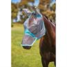 Masque anti-mouches ComFiTec Deluxe Fine Mesh avec oreilles et nez WeatherBeeta Gris-turquoise