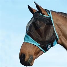 Masque anti-mouches ComFiTec Fine WeatherBeeta Noir-turquoise