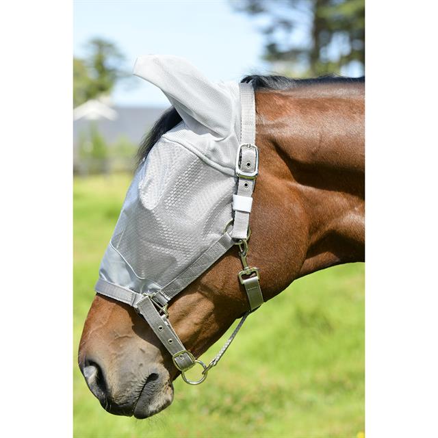 Masque anti-mouches ComFiTec Hexi Dual Shield WeatherBeeta Argenté