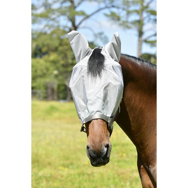 Masque anti-mouches ComFiTec Hexi Dual Shield WeatherBeeta Argenté