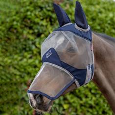 Masque Anti-Mouches Defender Full Face LeMieux Bleu foncé-gris