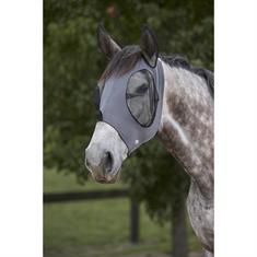 Masque anti-mouches Deluxe Bug Eye avec oreilles WeatherBeeta Gris-noir