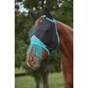 Masque anti-mouches Deluxe Fine Ears&Fringe Tassels WeatherBeeta Noir-turquoise