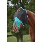 Masque anti-mouches Deluxe Fine Ears&Fringe Tassels WeatherBeeta Noir-turquoise