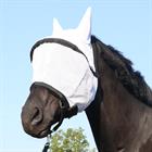 Masque Anti-Mouches Hide Horsegear Blanc-noir