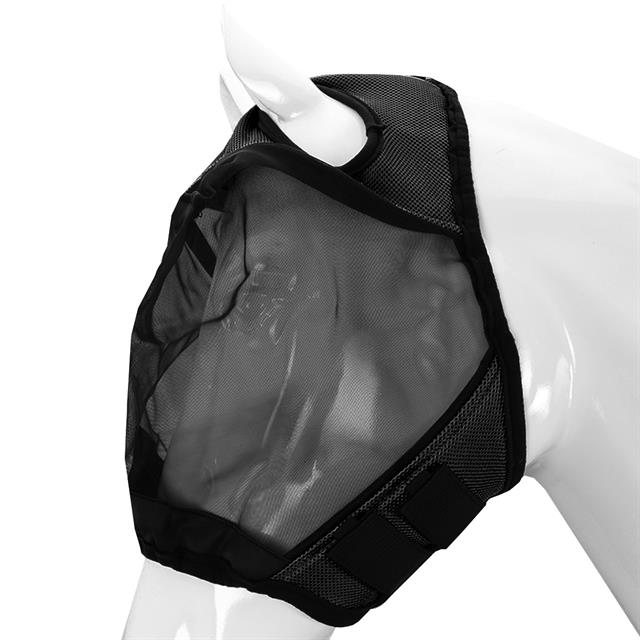 Masque anti-mouches sans oreilles ni nez HORSEGEAR Noir