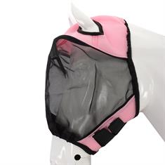 Masque anti-mouches sans oreilles ni nez HORSEGEAR Rose