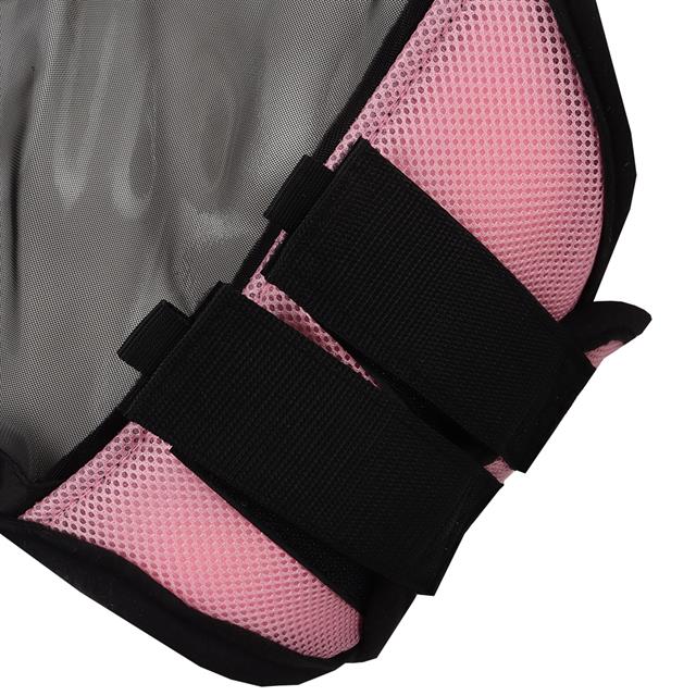 Masque anti-mouches sans oreilles ni nez HORSEGEAR Rose