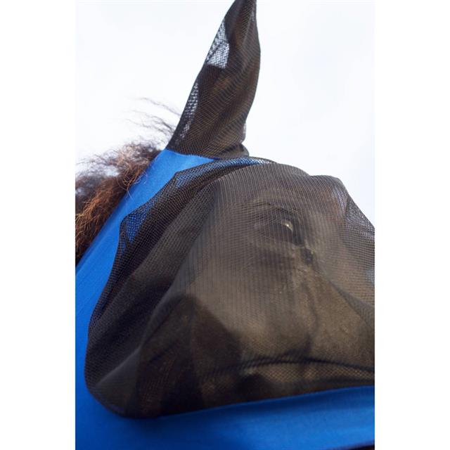 Masque anti-mouches Stretchy HORSEGEAR Noir-bleu