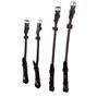 Montants de filet et de mord de bride en cuir bio tanné cousu rond Montar - lot de 4 Marron