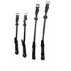 Montants de filet et de mord de bride en cuir bio tanné cousu rond Montar - lot de 4 Noir