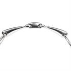 Mors à anneaux Comfort double brisure 14mm Harry's Horse Argenté