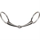 Mors à anneaux creux simple brisure 18mm Harry's Horse Argenté