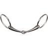 Mors à anneaux creux simple brisure 18mm Harry's Horse Argenté