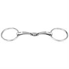 Mors à anneaux Satinox double brisure 14mm Sprenger 