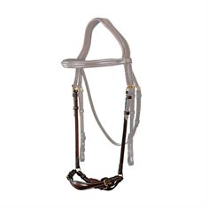 Muserolle allemande ajustable D Collection Dy'on Marron