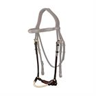 Muserolle allemande en corde D Collection Dy'on Marron