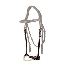 Muserolle allemande en corde D Collection Dy'on Marron