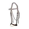 Muserolle allemande en corde D Collection Dy'on Marron