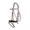 Muserolle combinée avec noseband amovible D Collection Dy'on Marron