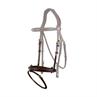 Muserolle combinée avec noseband amovible D Collection Dy'on Marron