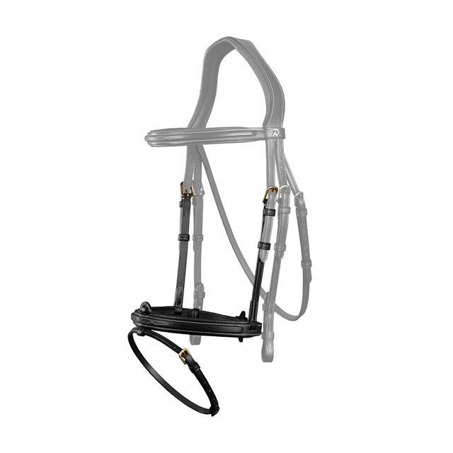 Muserolle combinée avec noseband amovible D Collection Dy'on Noir