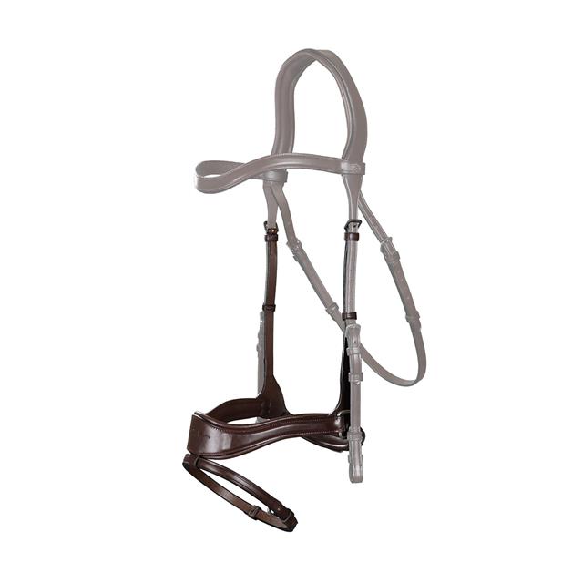 Muserolle D Motion + Cross Pull Strap Nec Dy'on Marron
