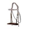 Muserolle en corde recouverte de cuir D Collection Dy'on Marron