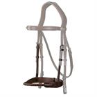 Muserolle en Corde Recouverte de Cuir Nec Dy'on Marron