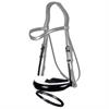 Muserolle Large Fermeture avec Vernie Doublure Blanche DRC Dy'on Noir