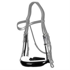 Muserolle Large Fermeture S&T avec Vernie Doublure Blanche DRC Dy'on Noir