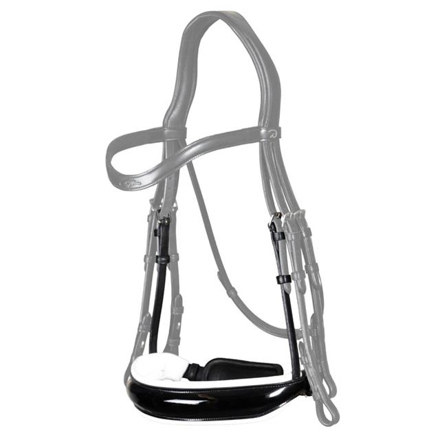 Muserolle Large Fermeture S&T avec Vernie Doublure Blanche DRC Dy'on Noir
