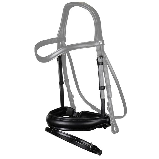 Muserolle Moyenne Mat DRC Cuir Plat Dy'on Noir