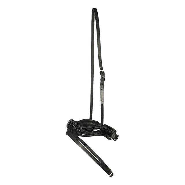 Muserolle Shaped Shiny HORSEGEAR Noir-noir