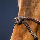 Noseband avec 2 attaches amovibles D Collection by Dy'on Marron