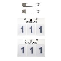Numéros de départ 2-Pack Kingsland Blanc