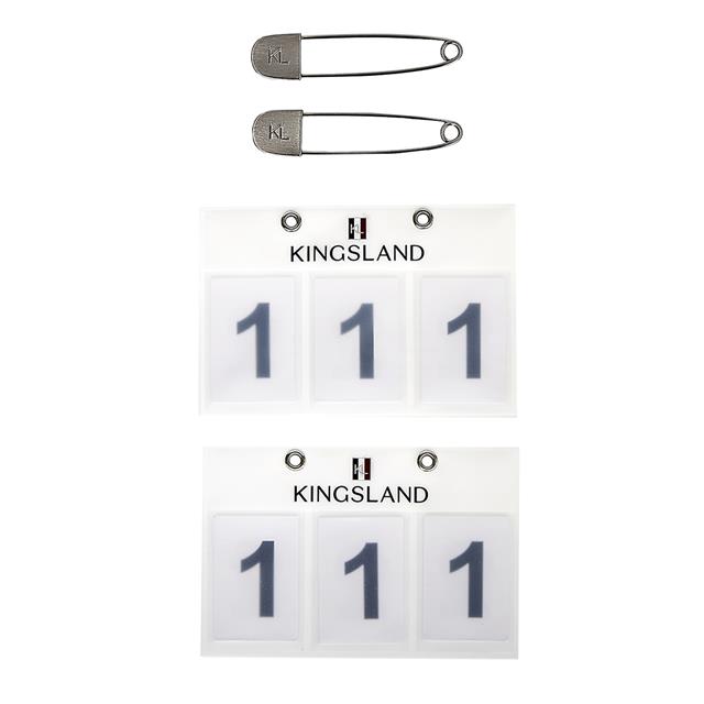 Numéros de départ 2-Pack Kingsland Blanc
