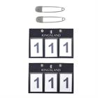 Numéros de départ 2-Pack Kingsland Bleu foncé