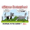 Pancarte humouristique clotures électriques HB Autre