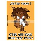 Pancarte humouristique gardez vos distances HB 