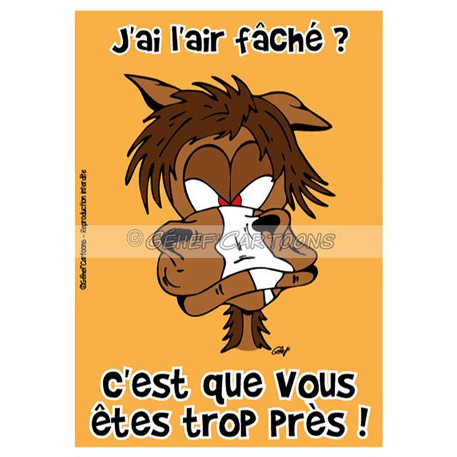 Pancarte humouristique gardez vos distances HB 