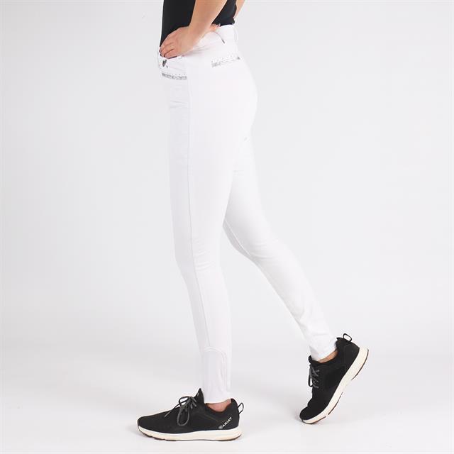 Pantalon d'équitation Alexa fond silicone Horka Blanc