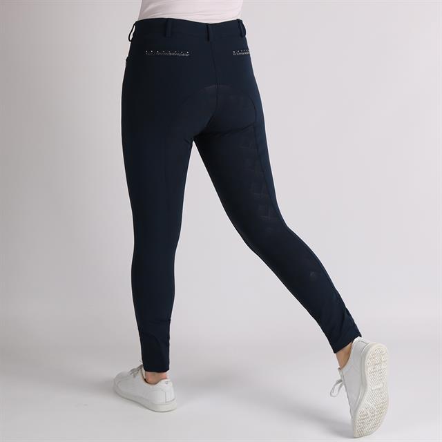 Pantalon d'équitation Alexa fond silicone Horka Bleu